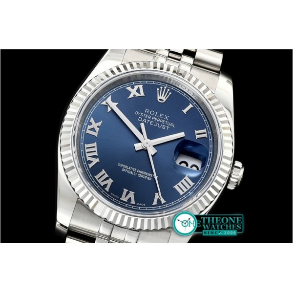 Rolex - DJ 36mm Jub Flt 904L SS/SS Blue/Rmn ARF A3135 Mod