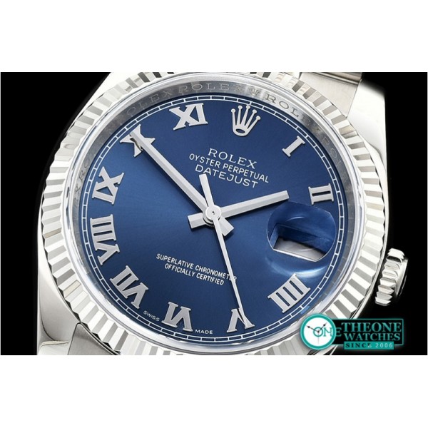 Rolex - DJ 36mm Jub Flt 904L SS/SS Blue/Rmn ARF A3135 Mod