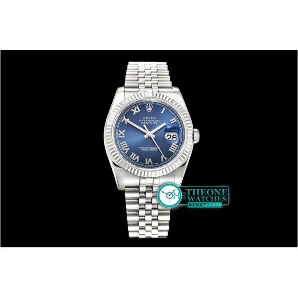 Rolex - DJ 36mm Jub Flt 904L SS/SS Blue/Rmn ARF A3135 Mod