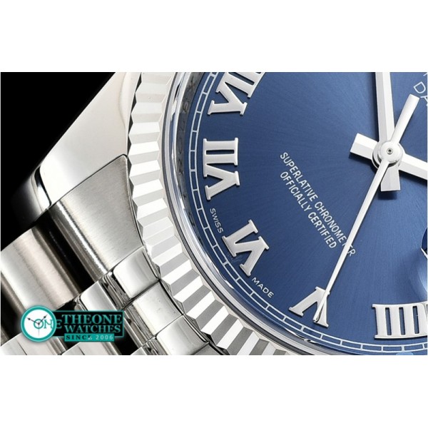 Rolex - DJ 36mm Jub Flt 904L SS/SS Blue/Rmn ARF A3135 Mod