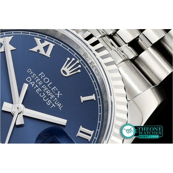 Rolex - DJ 36mm Jub Flt 904L SS/SS Blue/Rmn ARF A3135 Mod