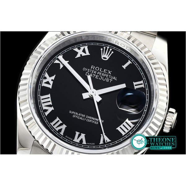 Rolex - DJ 36mm Jub Flt 904L SS/SS Blk/Rmn ARF A3135 Mod