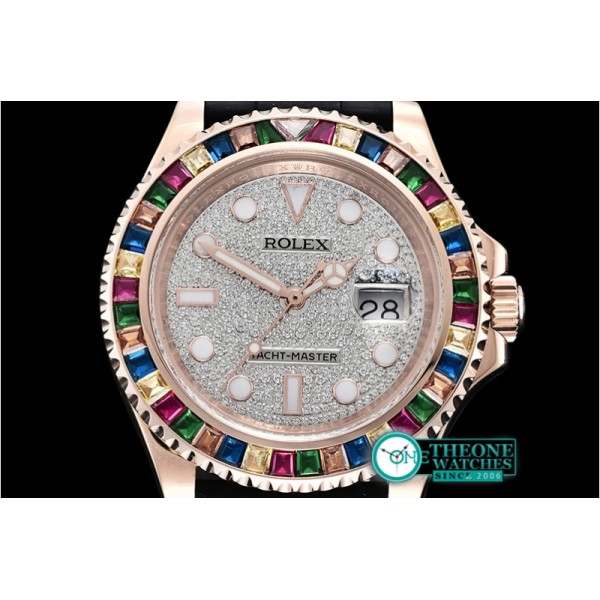 Rolex - YachtMaster 40 116695SATS RG/RU Diams KSF Asia 2836