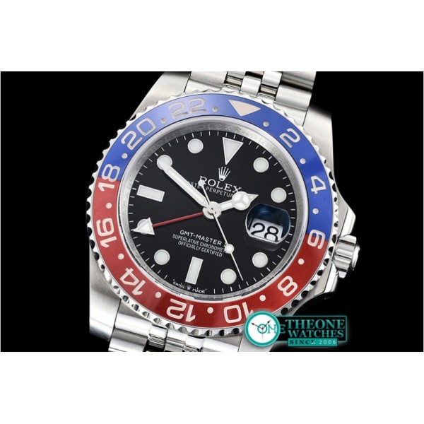 Rolex - GMT Master II 126710 Pepsi Jub SS/SS Blk DJF A2836