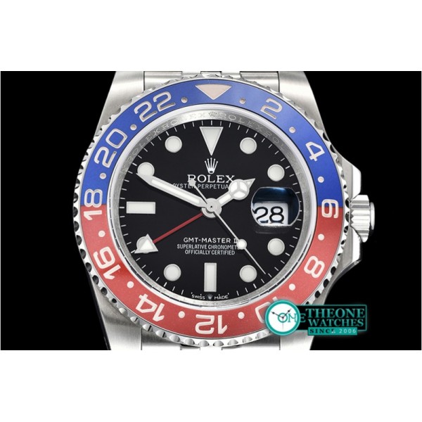 Rolex - GMT Master II 126710 Pepsi Jub SS/SS Blk DJF A2836