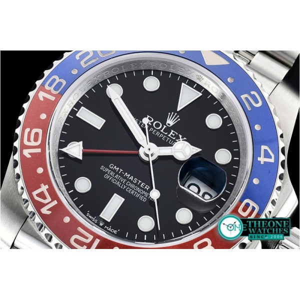 Rolex - GMT Master II 126710 Pepsi Jub SS/SS Blk DJF A2836