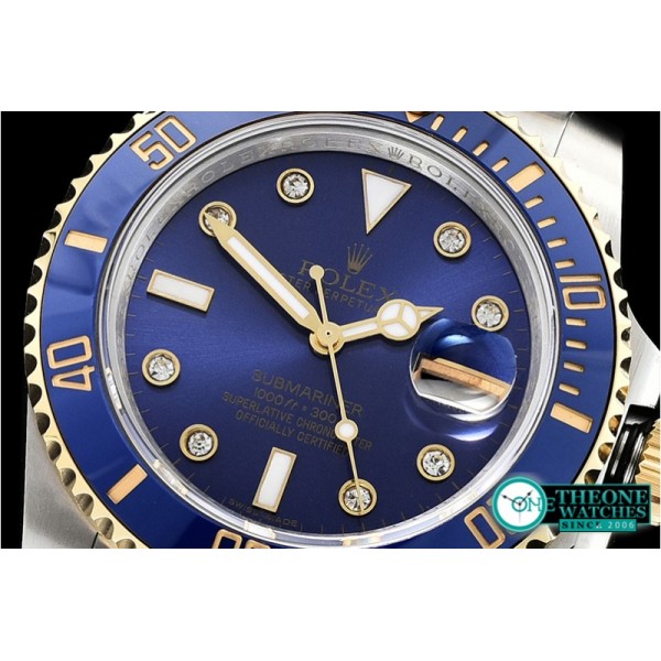 Rolex - Submariner 116613LN 904L YG/SS Blue/D GMF SP A3135