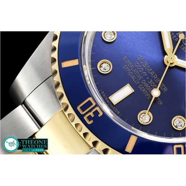 Rolex - Submariner 116613LN 904L YG/SS Blue/D GMF SP A3135