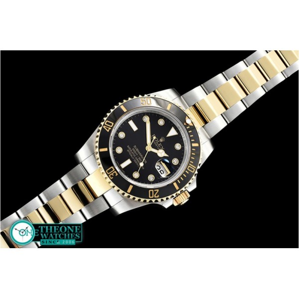 Rolex - Submariner 116613LN 904L YG/SS Blk/D GMF SP A3135