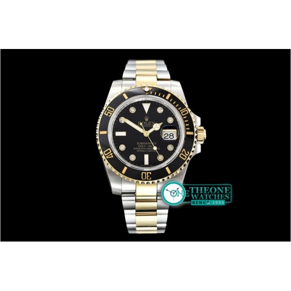 Rolex - Submariner 116613LN 904L YG/SS Blk/D GMF SP A3135