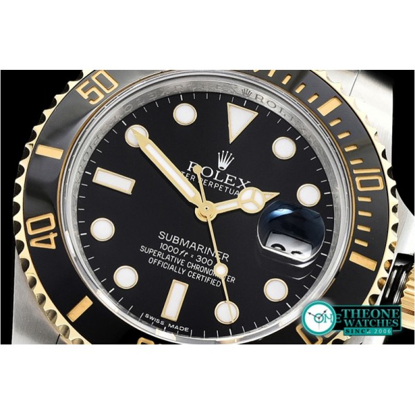 Rolex - Submariner 116613LN 904L YG/SS Black GMF SP A3135