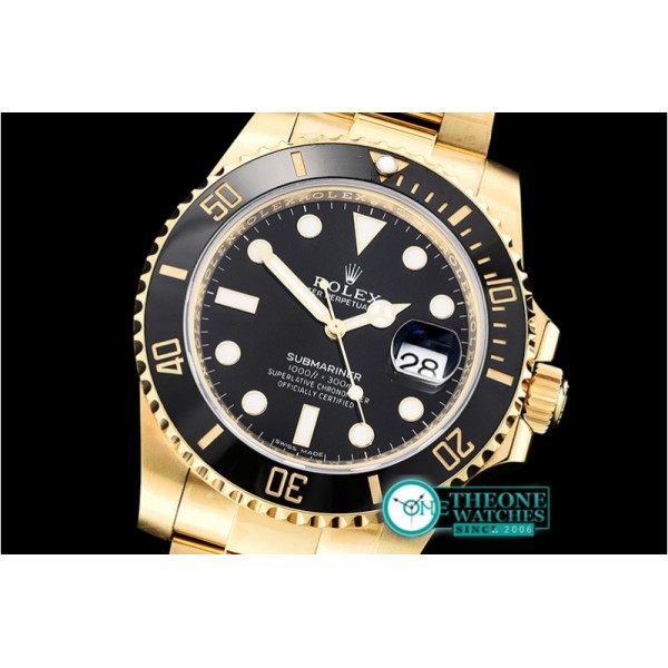 Rolex - Submariner 116618LN Wrap YG/YG Black VRF Asia 2836