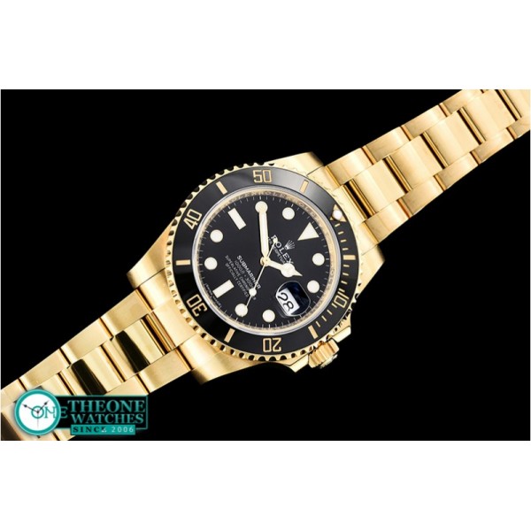 Rolex - Submariner 116618LN Wrap YG/YG Black VRF Asia 2836