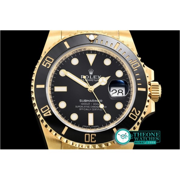 Rolex - Submariner 116618LN Wrap YG/YG Black VRF Asia 2836