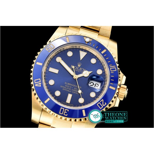 Rolex - Submariner 116618LN Wrap YG/YG Blue VRF Asia 2836