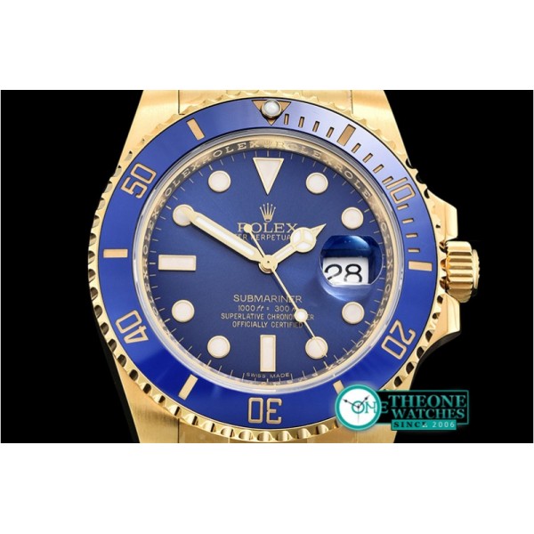 Rolex - Submariner 116618LN Wrap YG/YG Blue VRF Asia 2836