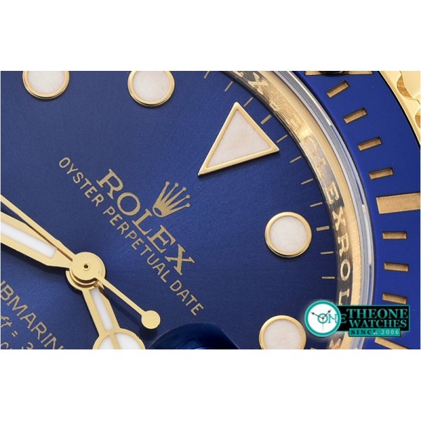 Rolex - Submariner 116618LN Wrap YG/YG Blue VRF Asia 2836