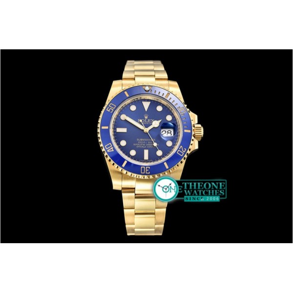 Rolex - Submariner 116618LN Wrap YG/YG Blue VRF Asia 2836