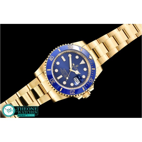 Rolex - Submariner 116618LN Wrap YG/YG Blue VRF Asia 2836