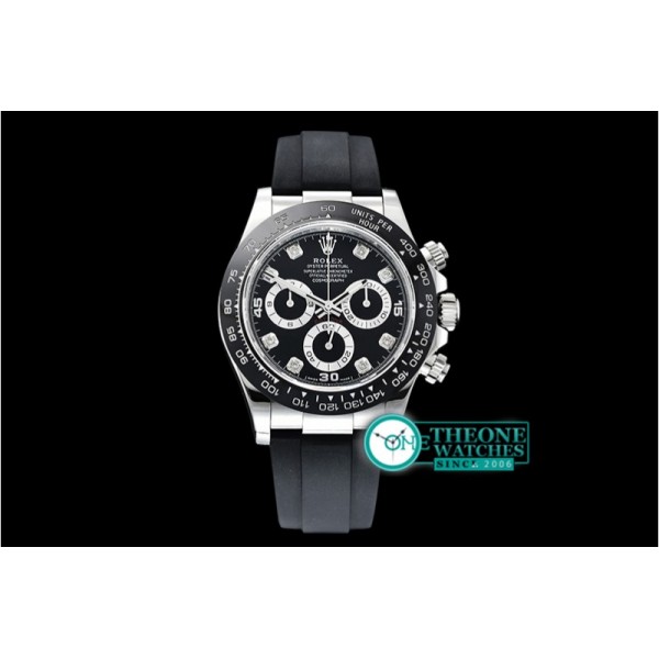 Rolex - Daytona 116519 904L CER/RU Blk/Diam Noob A4130 Mod