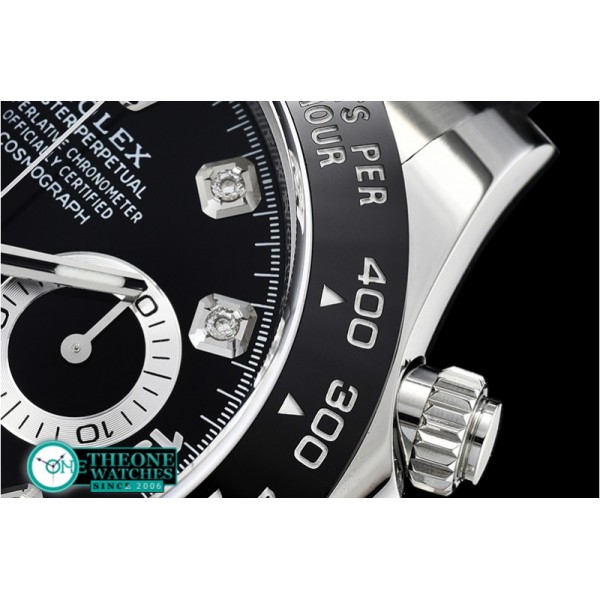 Rolex - Daytona 116519 904L CER/RU Blk/Diam Noob A4130 Mod