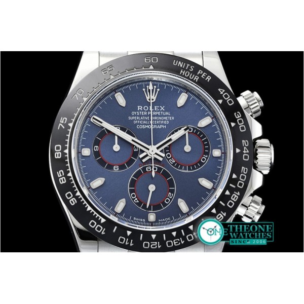 Rolex - Daytona 116519 904L CER/RU Blue Noob Asia 4130 Mod