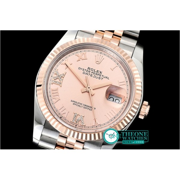 Rolex - DateJust 36mm Jub Flt 904L RG/SS Rose/DiRmn GMF A2836