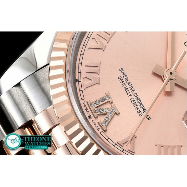 Rolex - DateJust 36mm Jub Flt 904L RG/SS Rose/DiRmn GMF A2836