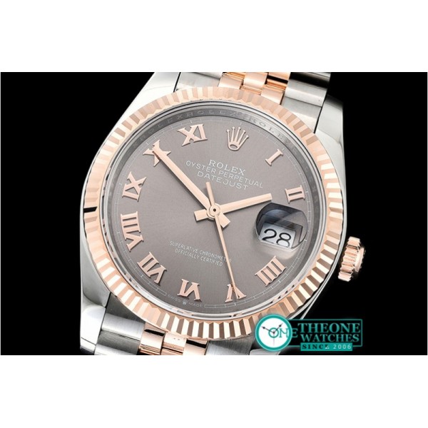 Rolex - DateJust 36mm Jub Flt 904L RG/SS Grey/Rmn GMF A2836