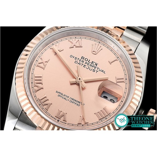 Rolex - DateJust 36mm Jub Flt 904L RG/SS Rose/Rmn GMF A2836