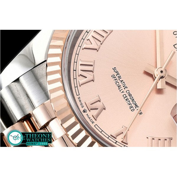 Rolex - DateJust 36mm Jub Flt 904L RG/SS Rose/Rmn GMF A2836