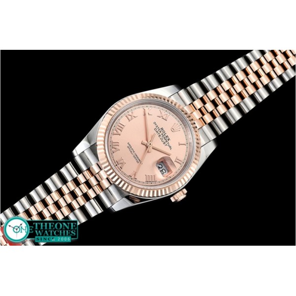 Rolex - DateJust 36mm Jub Flt 904L RG/SS Rose/Rmn GMF A2836