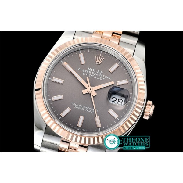 Rolex - DateJust 36mm Jub Flt 904L RG/SS Grey/Stk GMF A2836