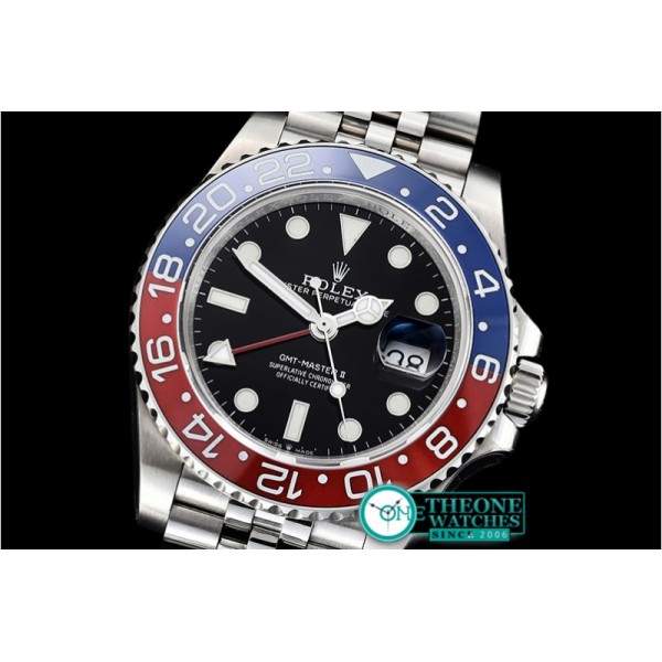 Rolex - GMT Master II 126710 Pepsi 904L SS/SS Blk GMF A2836