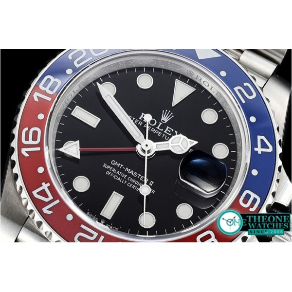 Rolex - GMT Master II 126710 Pepsi 904L SS/SS Blk GMF A2836