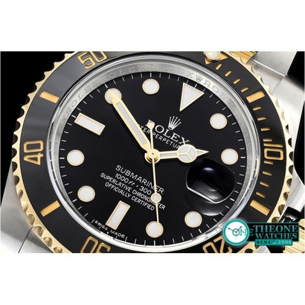 Rolex - Submariner 116613LN 904L YG/SS Black ARF SH3135 V2