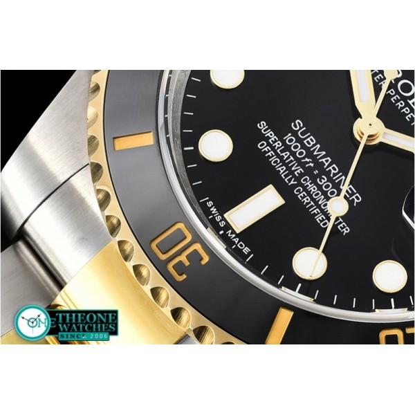 Rolex - Submariner 116613LN 904L YG/SS Black ARF SH3135 V2