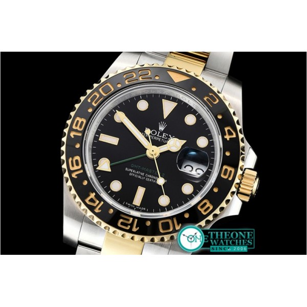 Rolex - GMT Master 2 116713LN 904L YG/SS GMF Asia 2836