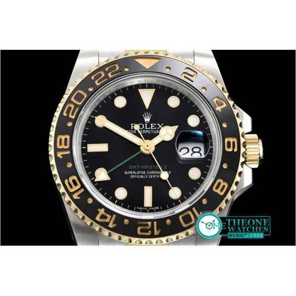 Rolex - GMT Master 2 116713LN 904L YG/SS GMF Asia 2836