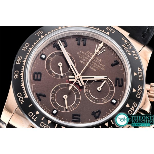 Rolex - Daytona 116515 CER/RG/LE Brwn/Num OMF A4130 Mod