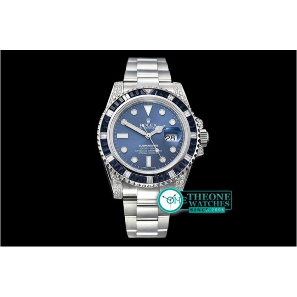 Rolex - Submariner 116619 Blue Diam SS/SS Blue GSF A2836