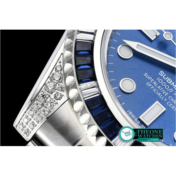 Rolex - Submariner 116619 Blue Diam SS/SS Blue GSF A2836