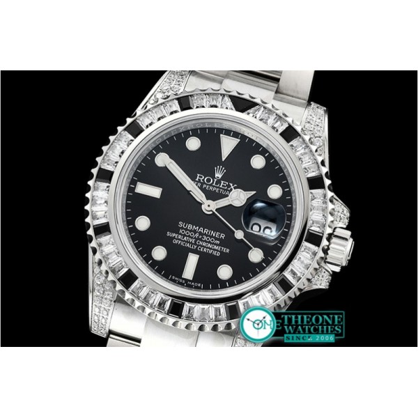 Rolex - Submariner 116619 Black Diam SS/SS Black GSF A2836