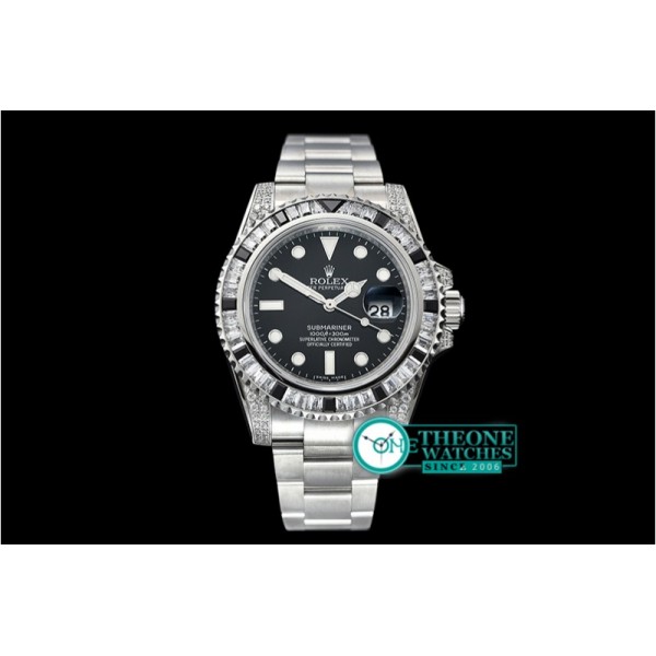 Rolex - Submariner 116619 Black Diam SS/SS Black GSF A2836