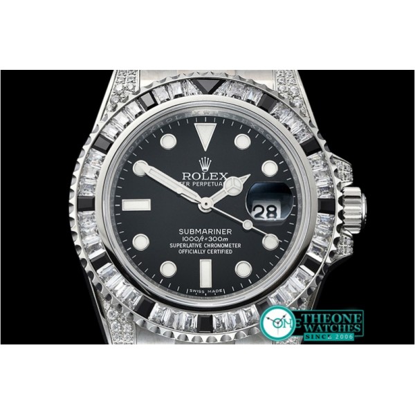 Rolex - Submariner 116619 Black Diam SS/SS Black GSF A2836