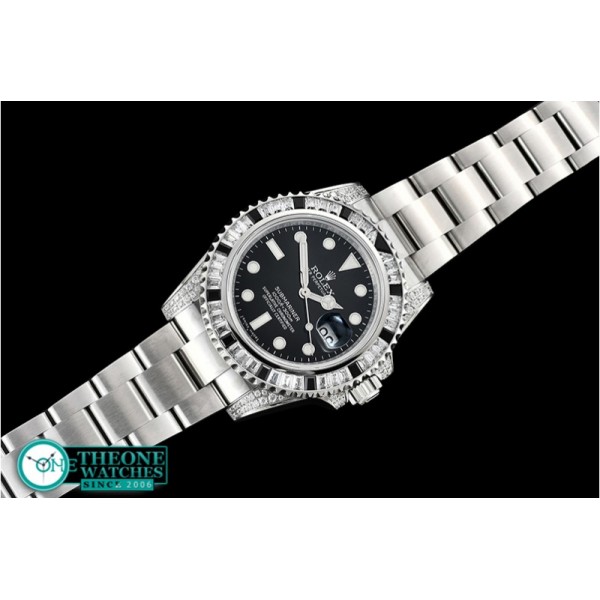 Rolex - Submariner 116619 Black Diam SS/SS Black GSF A2836