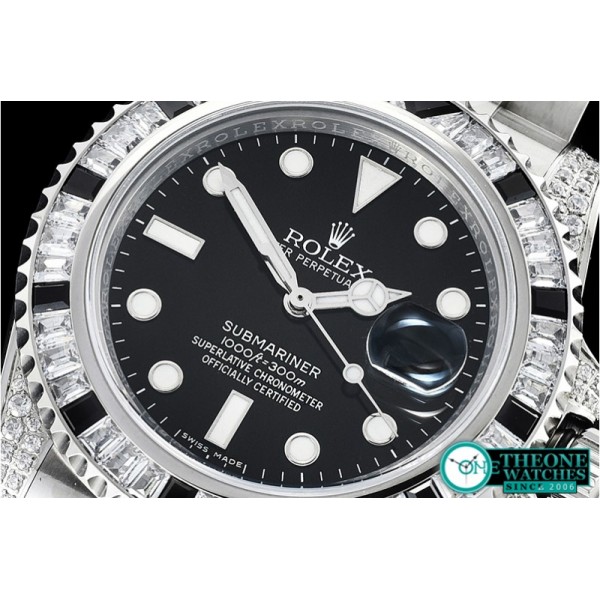 Rolex - Submariner 116619 Black Diam SS/SS Black GSF A2836