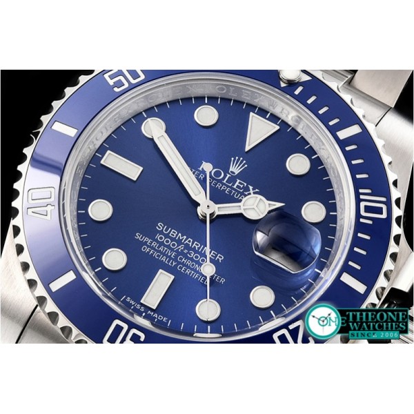 Rolex - Submariner 116619LN SS/SS Blue Noob Asia 2836