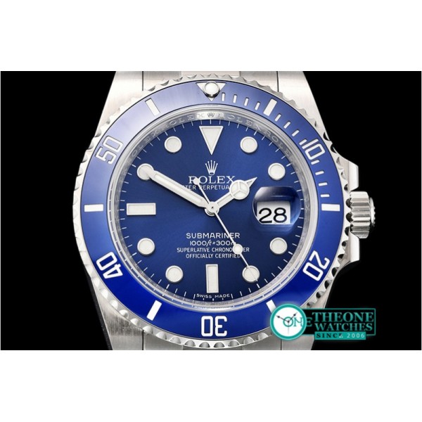 Rolex - Submariner 116619LN SS/SS Blue Noob Asia 2836