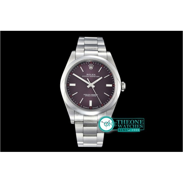 Rolex - Oyster Pert. 39mm 114300 SS/SS Red Grape AN Asia 2836